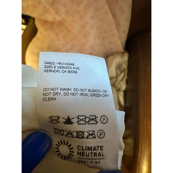 Reformation Madrid Silk Pant Top Set in Ivory NWT - Picture 3 of 6